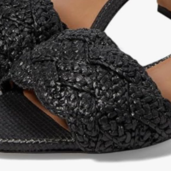 new  BERNARDO Made In Brazil Bali Woven Heel Sandals Light Natural 663mn - Picture 4 of 12